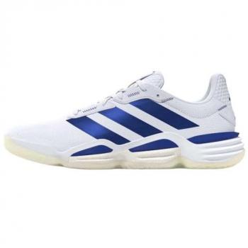 Adidas Stabil 16 Trainers - Men's Cloud White/Royal Blue UK 7