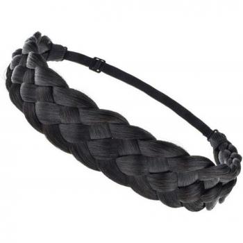 5 Color Synthetic Twisted Wig Braided Hair Band