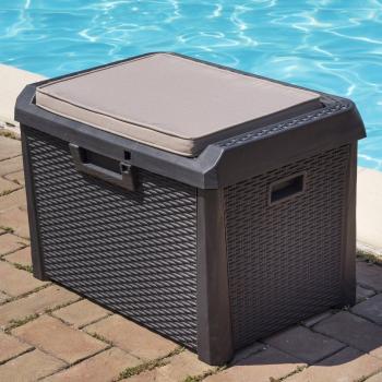 Caja Multifuncional Santorini Plus Compact 75x50x50 – Resina Duradera