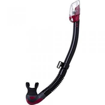 Tusa Hyperdry Elite II Snorkel, Color Rojo,Negro