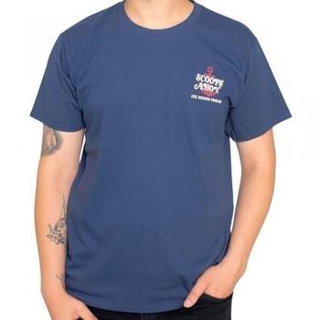 Stranger Things Ahoy Ahoy Navy T-Shirt - Blue - S - 100% Cotton