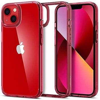 SPIGEN iPhone 13 Ultra Hybrid Dünn Transparent Schutzhülle Cover Case - Rot