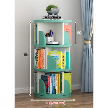 Creatieve boekenplank met drie lagen