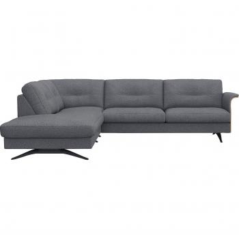 Glow Flexlux Ecksofa – Komfort & Design in Blau