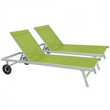 Bain de soleil Bella - Phoenix - Vert - Lot de 2
