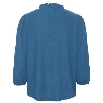 Damenbluse KAFFE Katrine in Blau