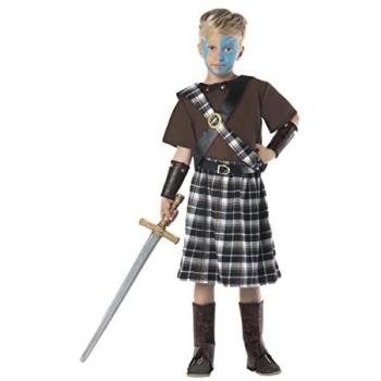 Traje de Guerrero Escocés para Niños Kimokawaii