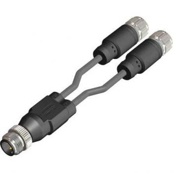 Rs Pro konfektioniertes 4-poliges Elektronikkabel, Male, Schwarz