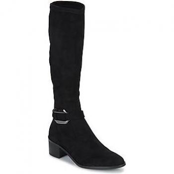 Bottes de style classique en cuir noir – Taille 40