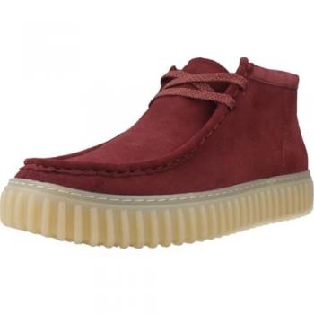 Bottines en cuir Clarks Torhill Hi Bordeaux