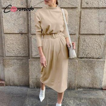 Long Sleeve Casual Sweater Dress for Women