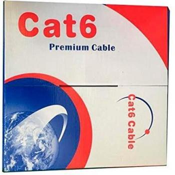 Cable UTP CAT6 Interior Gris CCA Bobina 305m de Powergreen