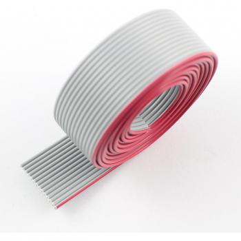 1M 16.4FT 1mm 1.0mm Pitch 14 Pin 28 AWG Grey IDC Flat Ribbon Cable