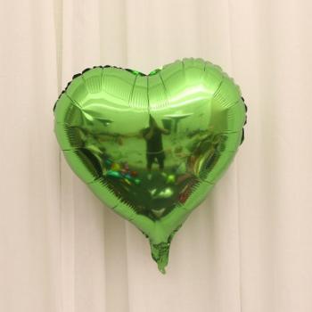 Globos metálicos con forma de corazón, 18 pulgadas, 10 piezas, suministros para cumpleaños y bodas