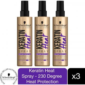 Spray de chaleur professionnel Keratin Schwarzkopf - 200 ml