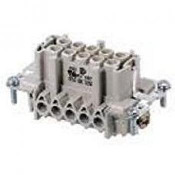Conector macho de 10 vías Wieland BAS-STs 500 V 16 A panel