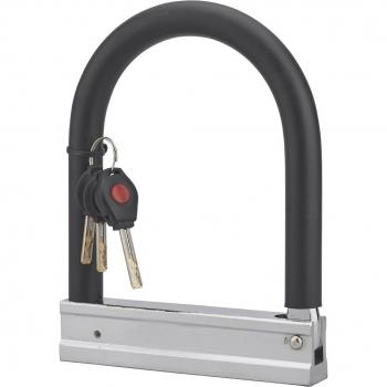 Bloqueo seguro Thirard U‑acero 210 mm, arco Ø 16 mm, llavable