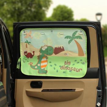 Cortina Solar para Coche 70x50cm, Diseño Infantil y Tensible