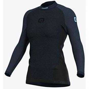 Alé Klima Women's Long Sleeve Base Layer - Black/Dark Blue XS/S