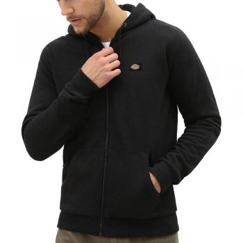Dickies Oakport Zip Kapuzenpullover Herren Schwarz XS