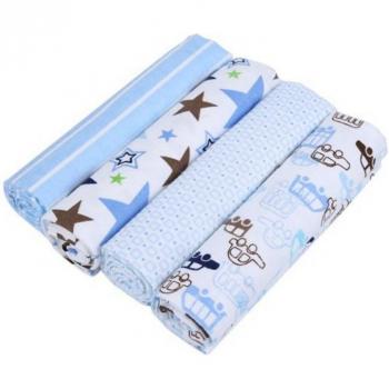 4PCS Newborn Baby Crib Sheet Set 102*76cm