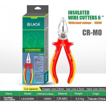 LAOA 1000V VDE Long Nose Pliers