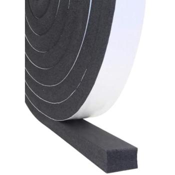 Guarnizione da 10x20mm, 5m, Gomma Nera Espansa Autoadesiva