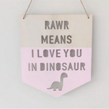 Dinosaur Wall Hanging Decor for Kids Room