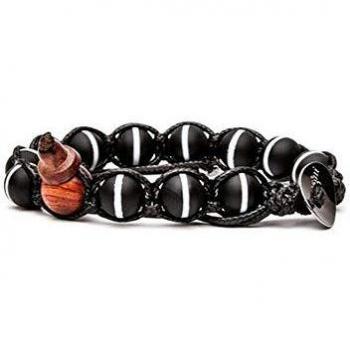 Bracciale Tamashii Onice Opaco Decorato Blacks900-234