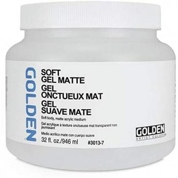 Golden Acrylic Soft Gel Matte 32 Oz
