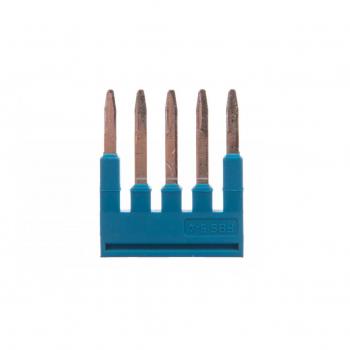 FBS 5-4 BU Connector for 5-Pole Terminal Blocks (50 Units)