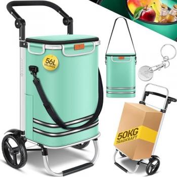Carrello spesa e borsa a tracolla 3in1 Kesser