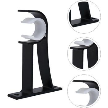 2pcs Single Curtain Rod Bracket - Aluminum Alloy