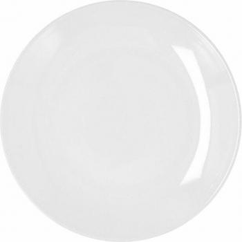 Bidasoa Coupe blanco 21 cm, plato llano en cerámica – paquete de 6