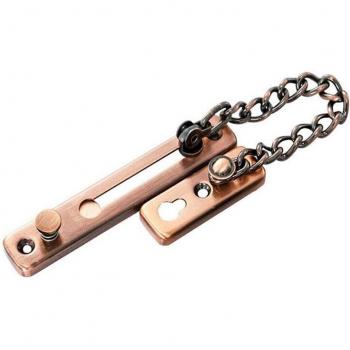 Double Door Chain Lock Set, Polished Anti-Theft Guard