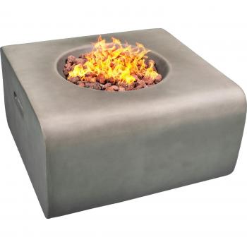 Fireology Adelphi Gas Fire Pit - Dark Grey