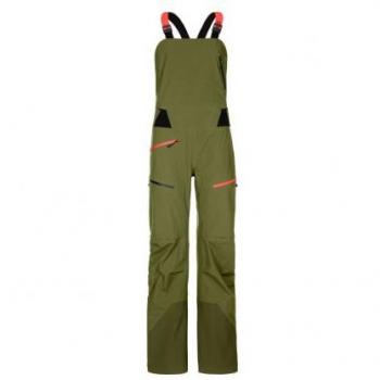 Ortovox 3L Deep Shell Bib Pants verde