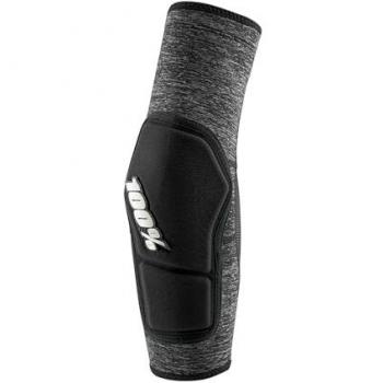 100% Ridecamp Protectores de codo de bicicleta - Negro Gris (M)