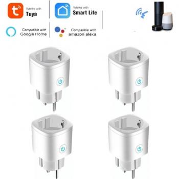 Smart WiFi EU Plug Adapter 16A Remote Control Socket