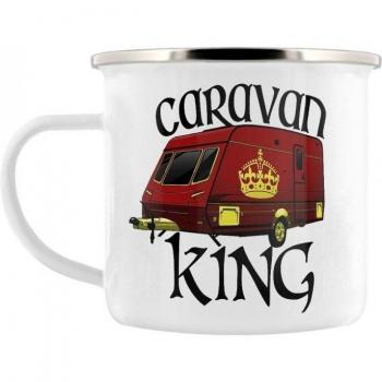 Grindstore Caravan King Enamel Mug One Size blanc