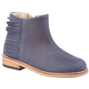 Botines Angelitos 744 Azul - Elegancia Infantil
