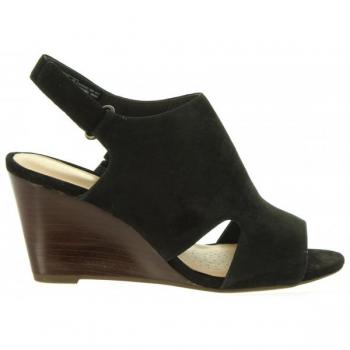 CLARKS Raven Black Cuña para Mujer