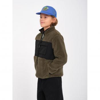 Sudadera Volcom Storm Stone Zip Sherpa - Wintermoss (Niños)