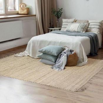 Indira Tappeto Naturale Juta-Cotone 160x230 Beige