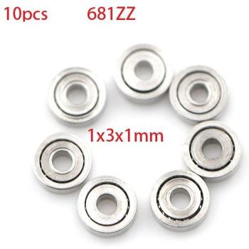 Rodamientos Abertos 1x3x1 mm 10 Pack 681ZZ