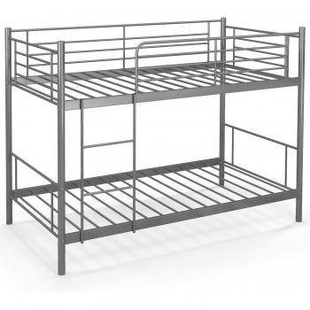 Twin Metal Platform Bed Frame with High Headboard