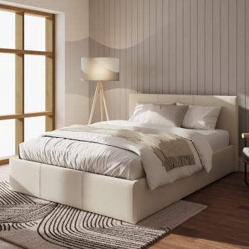 35cm Side Lift Ottoman Bed Frame - Natural
