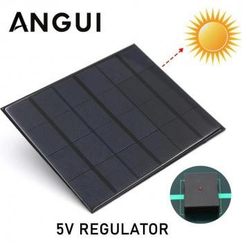 Universal Solar Panel Charger Regulator for 2-10 Watts, 5V 2A USB Output, Compatible with Mono Cell and 18650 Battery