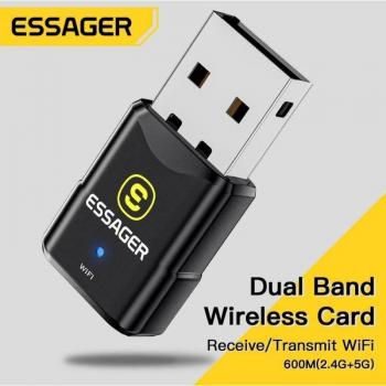Dongle WiFi USB Essager 600Mbps