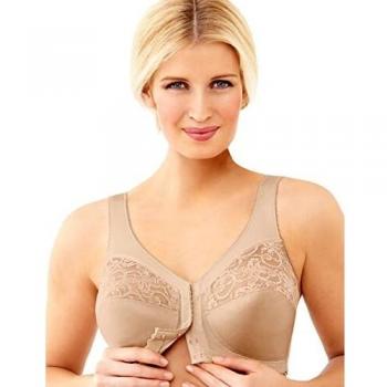 Glamorise MagicLift Front-Closure Bra for Women Pink 52-C